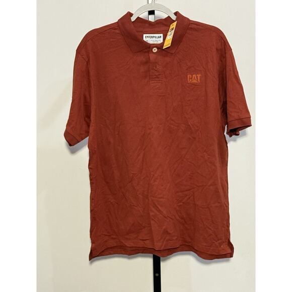 CAT Other - Polo Shirt Caterpillar Logo Short Sleeve 2XL
